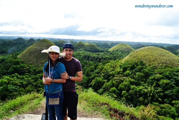 Chocolate Hills with couple
