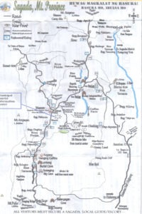 sagada tourist map