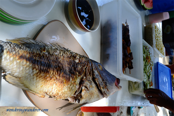 Grilled big fish at Shimizu Island