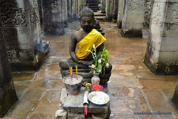 Buddha Statue at Bayon Temple, Siem Reap, Cambodia