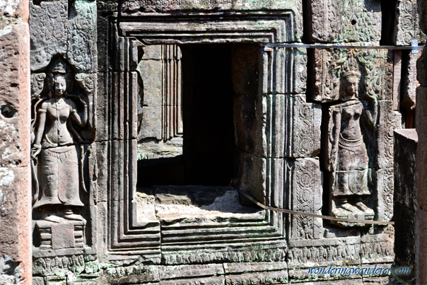 Bas-reliefs at Banteay Kdei - Siem Reap, Cambodia
