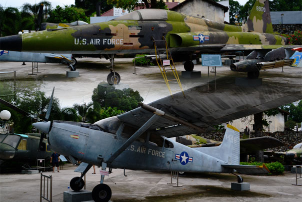 U. S. Jet fighters that were left behind during the Vietnam War